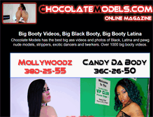 Tablet Screenshot of chocolatemodels.com